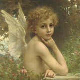L'Ange Pensif', Oil On Canvas