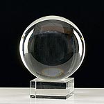 Baxter Crystal Ball with Stand by Two's Company