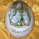 Royal Bayreuth Germany 1975 Easter Egg