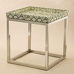 Royal Python Square Tray Table by Two's Company