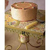 Square Jeweled Cake Stand by Mosaicwares
