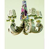 New Leaf Chandelier by Mosaicwares