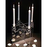 Clear Ghost Candelabra by 2Jane